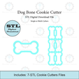 Etsy-Listing-Template-STL.png Dog Bone Cookie Cutter | Multi Cutter | STL File