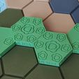 IMG_20231015_171536.jpg Hex Gaming Hill & Woods Tiles 1.25" Suitable for Battletech (Scalable)