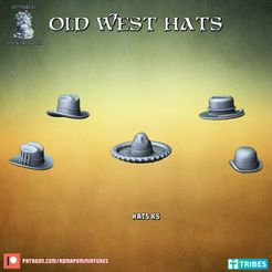 720X720-hats-1.jpg Old West Hats (pre-supported)