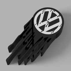 VW-Logo-Lumi.png STL file VOLKSWAGEN LAMP - SAME LAYER・Model to download and 3D print