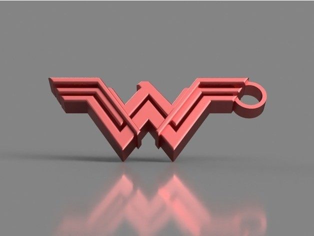 2d75f0625d1f30d449a3b0a404d2e356_preview_featured.jpg Archivo STL Llaveros Wonder Woman・Plan de impresora 3D para descargar, 3DPrintingGurus