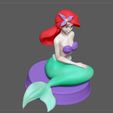 11.jpg ARIEL SIRENITA PRINCESA DISNEY PERSONAJE LINDA CHICA ANIME IMPRESIÓN 3D