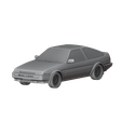 0001.png Toyota AE86 3D Print Ready