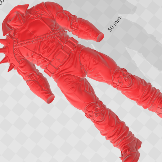 1/12 gi joe classified, marvel legends style body..bloodax(scaling only)