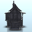 6.png Medieval half-timbered house with canopy and stone base (2) - Pirate Jungle Island Beach Piracy Caribbean Medieval