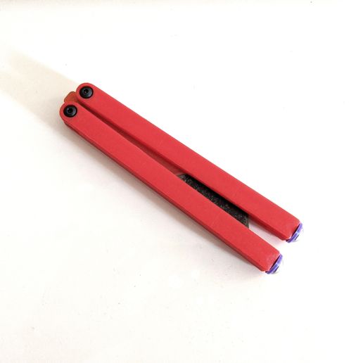 Download free STL file Utility knife blade for shocker balisong • 3D