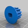 Pulley13tV2.png 3mmボルト用 Cloudwheels 対応電動スケートボード用プーリー（36T、13T）