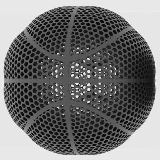 🏀 Airless-Basketball・ STL Datei für 3D-Druck・Cults