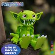 Goblin6.jpg Flexy Goblin Print In Place No Support Cute Articulated