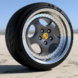 porsche-5-spoke-2-pcs-concaved-v53.png 2!!! PORSCHE 964 style rims pack with yokohama ADVAN tires