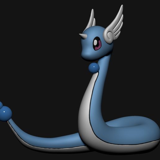 Descargar Archivo Stl Pokemon Dratini Dragonair Y Dragonite • Diseño