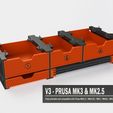 V3_-_Prusa_MK.jpg Cajones de la impresora para la mesa Lack de Ikea