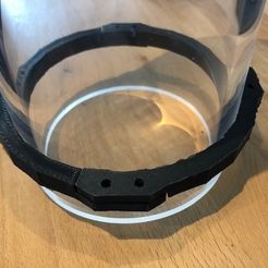 01-MainCollars-3.jpg 2 parts collar for bluerobotics 4" rov uav enclosure - 4mm holes