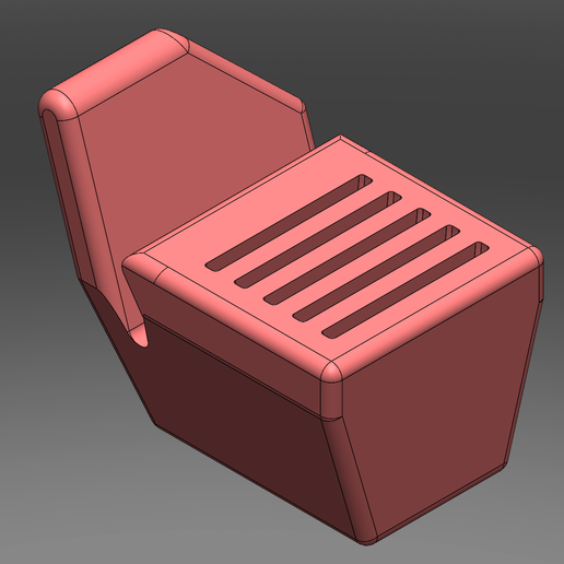 Attachable Guitar Pick Holder 3D model