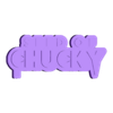 SEED OF CHUCKY Logo Display by MANIACMANCAVE3D.stl CHUCKY (CHILD`S PLAY) - COMPLETE COLLECTION of Logo Displays by MANIACMANCAVE3D