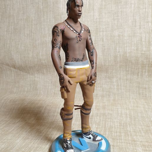 🦸 FORTNITE TRAVIS SCOTT・ STL File for ・Cults