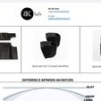 Screenshot_2023-04-26-08-22-11-153_com.google.android.apps.docs-edit.jpg Fichier 3D Adaptateur Asus pour Samsung G5 G7 - Tous les moniteurs 32'' incurvés et plats (1000R, 1500R, 1800R, FLAT)・Design pour impression 3D à télécharger