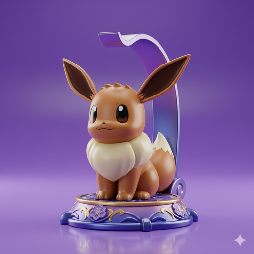 anime collectible decor High Detail headphone stand headphone holder 3D Model STL File anime desk decor Ready for Clean and Smooth 3D Printing