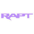 Raptor logo (inlay rapt).stl Ford Raptor logo with inlay