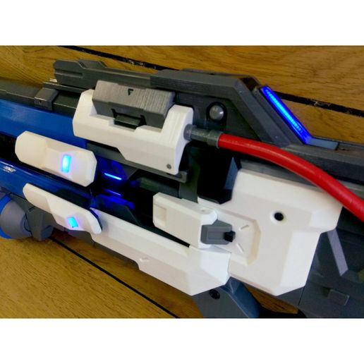 Rifle_12.jpg Soldier 76 Bundle - Overwatch - 2 Printable models - STL - Personal Use