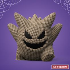 HalloweenGengar2023_04.jpg STL file POKEMON - HALLOWEEN GENGAR (EASY PRINT NO SUPPORT)・3D print object to download
