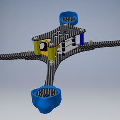 assembly4.JPG Fichier STL gratuit Cadre de course FPV Skinny B*tch・Design pour imprimante 3D à télécharger