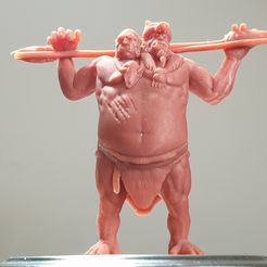 20191017_194730.jpg Free STL file Ettin ( Bicephal Giant / Ogre )・3D printing template to download