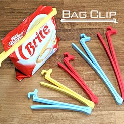 Free STL file Bread bag clip 🍞・3D printing template to download・Cults