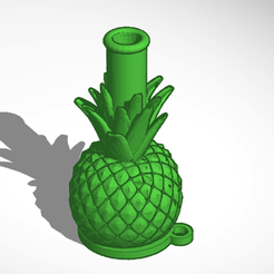 piña.png 3D Pineapple Cachimba Mouthpiece