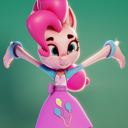 5.png Pinkie Pie "Chibi" | My Little Pony.