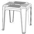 Binder1_Page_03.png Blue Stackable Plastic Outdoor Side Table