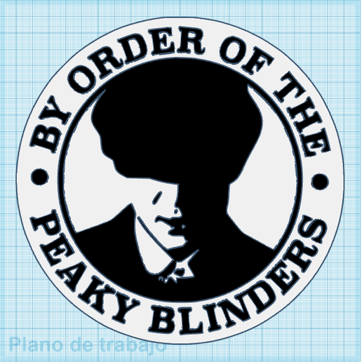 Peaky Blinders 20x20cm 3D model