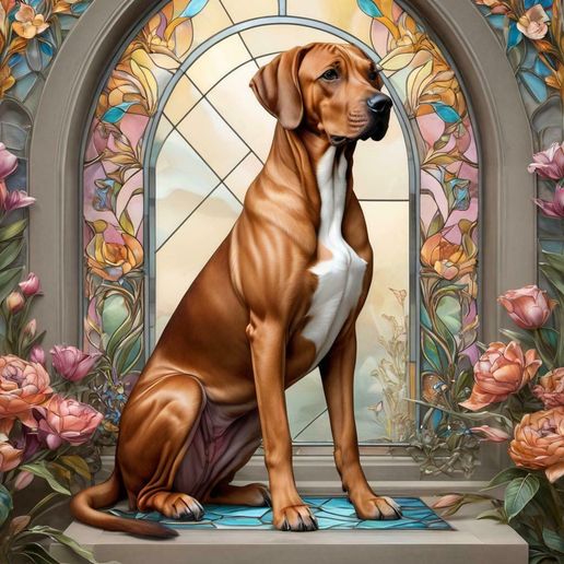 Color_200_200_original.jpg Lightbox Rhodesian Ridgeback lithophane