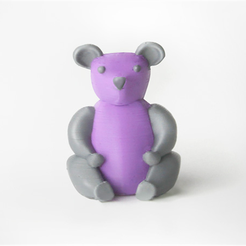 download-4.png Fichier STL gratuit Teddy Bear Panda・Objet à télécharger et à imprimer en 3D