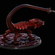 Agascorpion-highpoly-7.png Agascorpion hell monster statue fantasy agama / Scorpio POSE 3