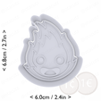 calcifer~private_use_cults3d_otacutz-cm-inch-top.png Calcifer Cookie Cutter / Ghibli