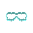 2.png Heart Sunglasses Cookie Cutters | Standard & Imprint Cutters Included | STL Files