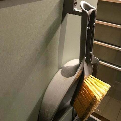 Download free STL file Dustpan and brush hook • 3D printable design ・ Cults