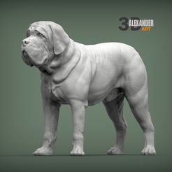 mastiff-stands-1.jpg Mastiff stands 3D printed model