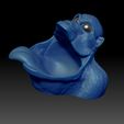 Shop3.jpg Monkey phantasy with tongue- STL-3D print model thread-eater, storage, table garbage can high-polygon