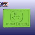 JohnDeere.JPG John Deere Logo Plaque Wall Hanger