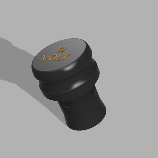 volvo cigarette lighter replacement 🚬 VOLVO cigarette lighter cover・Free STL File for 3D printing・Cults