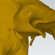 4.jpg print ready high poly extra detailed elephant