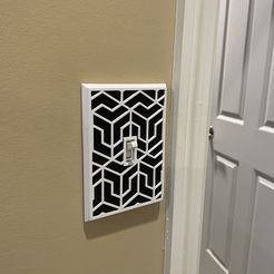 Light Switch Plate with Remote Holder by brettvitaz, Download free STL  model