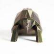 ee7e322eb552815c06d53dbeb5d09a46_display_large.jpg Free STL file LowPolyTurtle・Template to download and 3D print
