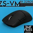 il_1140xn5671103830_9sub.webp ZS-VM, Razer Viper Mini Inspired 3D Printed Symmetric Wireless Mouse G305 Design (trashed)