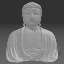 Screenshot-2023-05-18-150507.png Fichier STL Le Grand Bouddha de Kamakura, Japon Buste de tête・Design pour imprimante 3D à télécharger