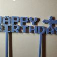 Happy birthday Minecraft.jpg Minecraft Happy Birthday Cake Topper