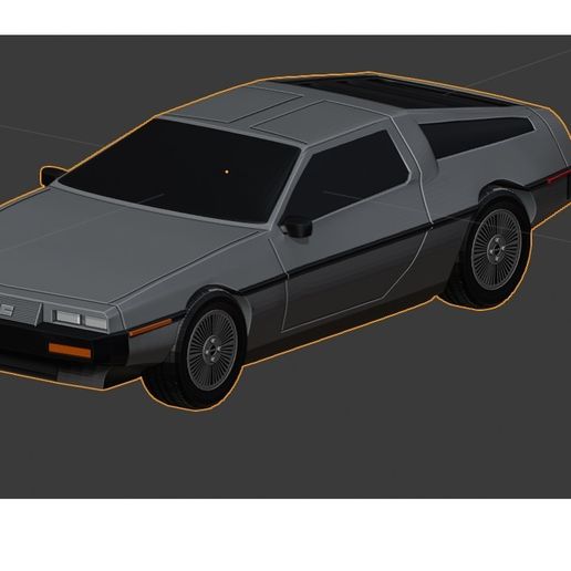 Download free STL file Delorean_fant art • 3D printing object ・ Cults