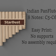 1-unit-image-3-with-text.png Indian Pan Flute V2 – One-Piece Instrument (C5 → C6)